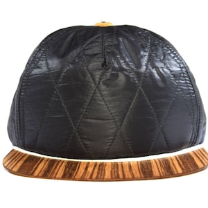 Baseball Cap for men with unique wooden brim Made in Germany - Lightweight & comfortable - Snapback One size fits all | Lou-i hat
