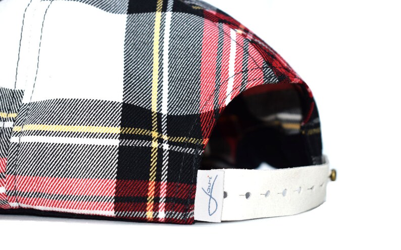 Red Cap Tartan With Unique Wooden Brim Made in Germany - Etsy