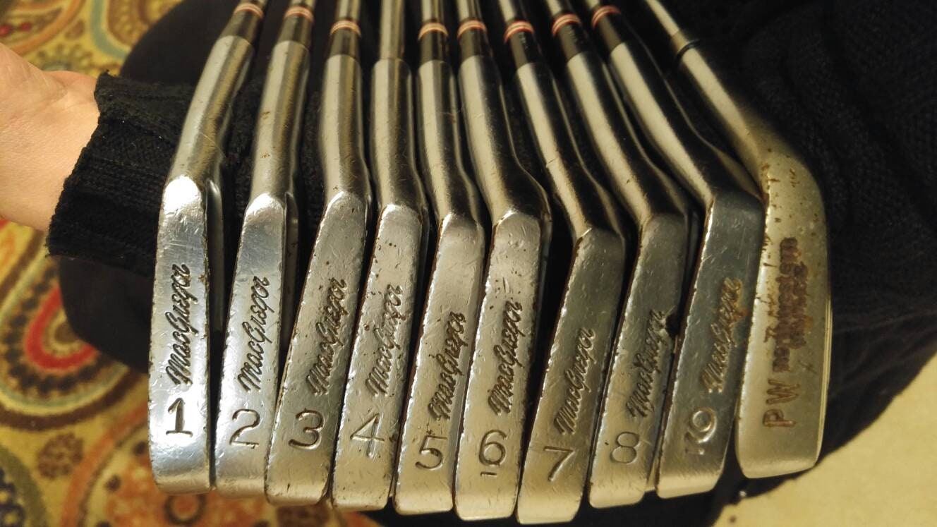 Vintage Used Macgregor Tourney DX1 Golf Club Set 19 Custom Etsy