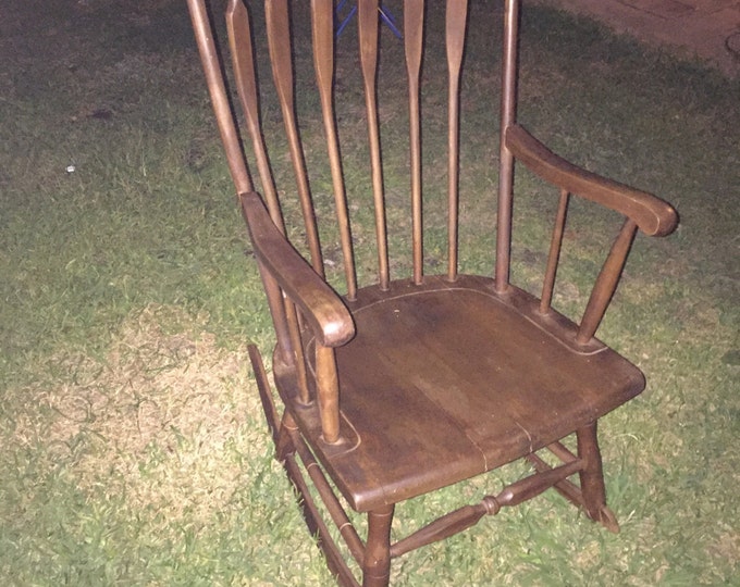 Vintage Nichols and Stone Rocking Chair Etsy
