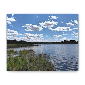 Minnesota Summer Lake Canvas Print: Nature Photography Wall Art
