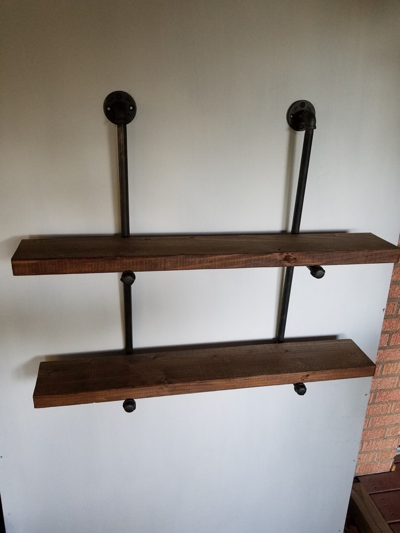Floating Shelf Floating Shelves 6 Inch Deep Double Etsy