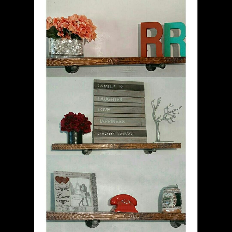 Floating Shelf Set Of 3 12 Inch Deep Shelving Image 0