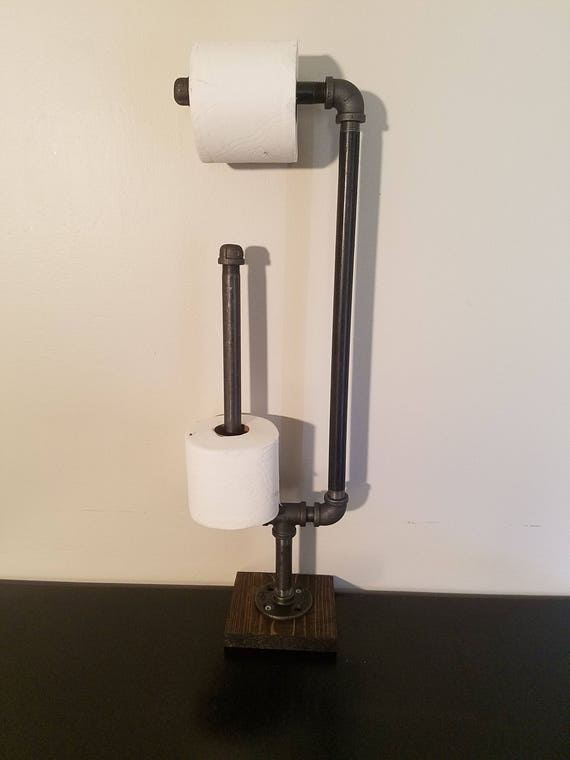 Floor Stand Toilet Paper Holder, Pipe Toilet Paper Holder Stand