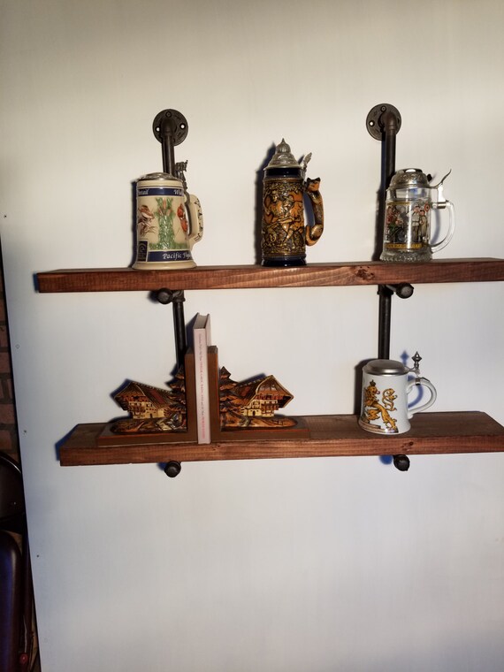 Floating Shelf Floating Shelves 6 Inch Deep Double Etsy