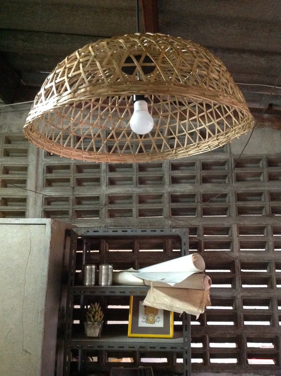 Bamboo Kitchen Pendant Lighting Island Pendant Light Fixture Etsy