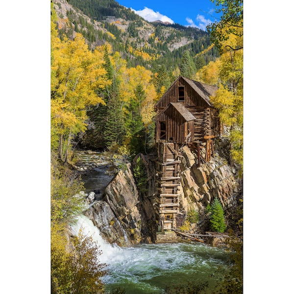 The Crystal Mill in Autumn | Colorado | Fall Colors | Historic Buildings | Prints | Photography
