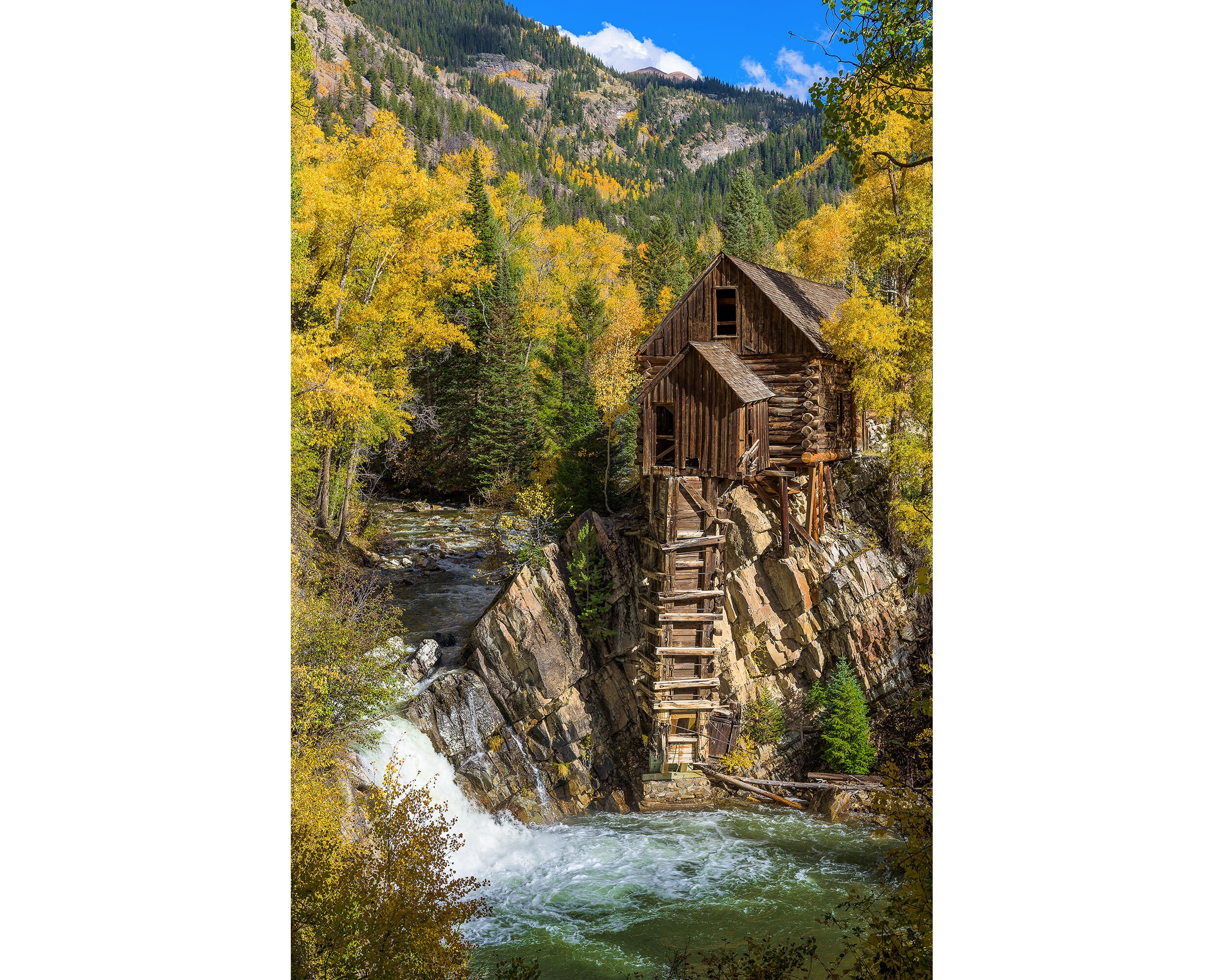 The Crystal Mill in Autumn | Colorado | Fall Colors | Historic ...