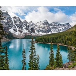 Moraine Lake | Banff National Park | Alberta Canada | Canadian Rockies | Mountain Photography Prints | Lake Louise | Rocky Mountains |