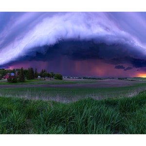 The Approaching Storm | Thunderstorm | Weather | Summer Storms | Photography | Prints | Midwest | Minnesota | Farmland
