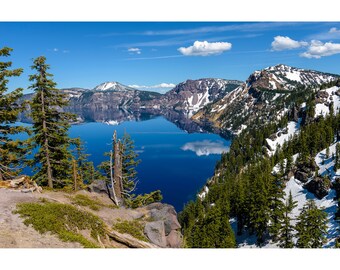 Discovery Point | Crater Lake National Park | Oregon | Snow Covered Mountains | Lake | Volcano Crater | Pacific Northwest | Southern Oregon