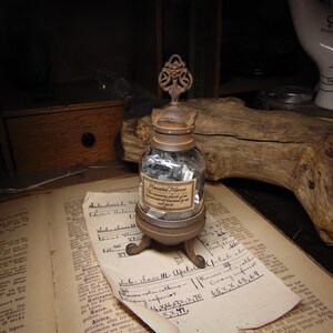 Haunted Mirror Shards Jar Props HANDMADE macabre/occult/supernatural/gift Ideas/dungeons & dragons/oddities/necromancer/wiccan/halloween