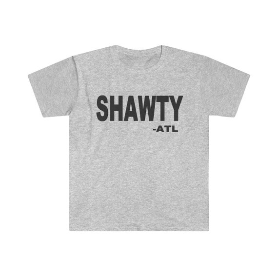 ATL Shawty Short Sleeve Logo T-Shirt - Red Letters