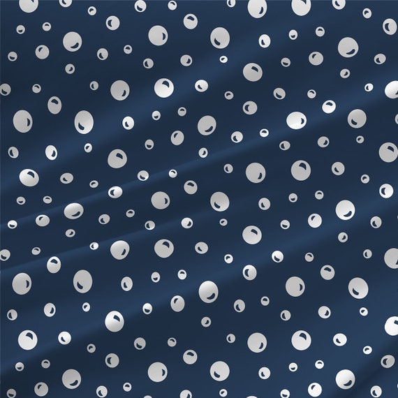 Custom Print Fabric Upholstery Fabric Quilt Cotton Silk Fabric Apparel Fabric Outdoor Fabric Bubbles Polka Dot in Lemon Yellow