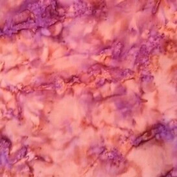 Hand Dyed Batik By The Half Metre  / Fat Quarter 100% Cotton Quilting Fabric Multi Coloured Marbles