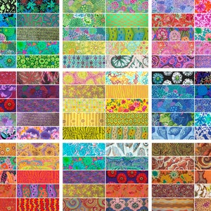 Kaffe Fassett Collective Fabric Quilting Craft Sewing Charms 10 of 5inch Charms - Variety of Colours