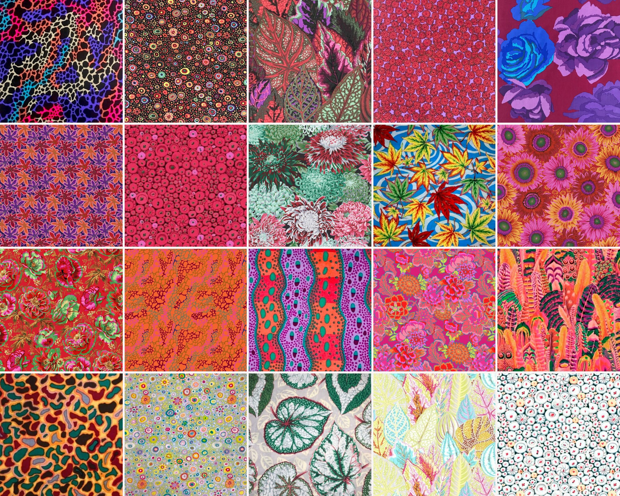 Kaffe Fassett Collective Fabric Quilting Craft Sewing Charms Etsy