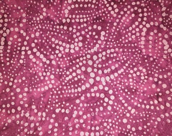 Hand Dyed Batik By The Half Metre /Fat Quarter 100% Cotton Quilting Fabric Blackberry Sky