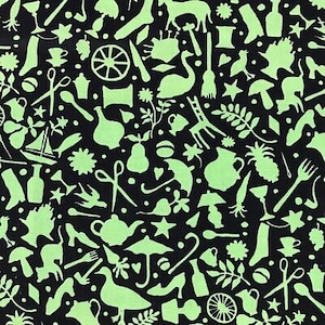 Folk Art Green- Kaffe Fassett Collective Designer Cotton Fat Quarter or Half Meter