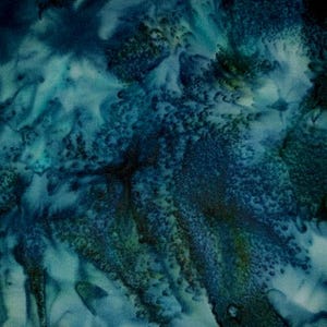 Batik 100% Baumwolle Quilting Sewing Fabric Deep Sea Marble