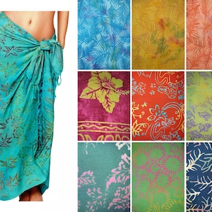 Batik A Grade Rayon Sarong Cover All Swimwear Beachwear Wrap Shawl  All NEW STOCK!