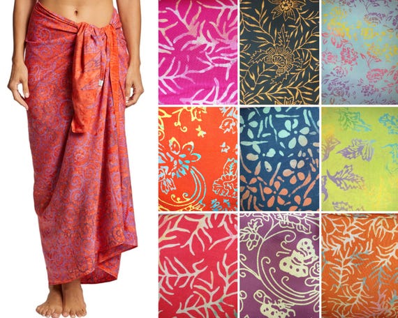 Batik A Grade Rayon Sarong Cover All Swimwear Beachwear Wrap Shawl