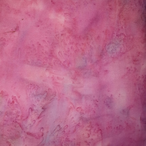 Batik tingido à mão por meio metro / Fat Quarter 100% algodão tecido de quilting festa rosa mármore