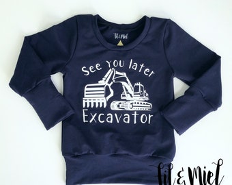 Excavator grow with me shirt 1-3t