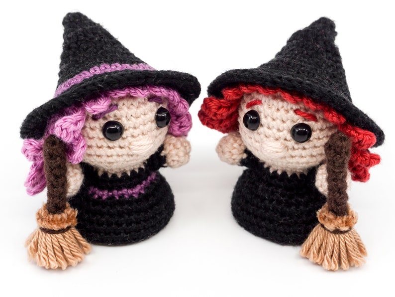 Mini Good Witches Crochet Pattern Amigurumi PDF Pattern image 6