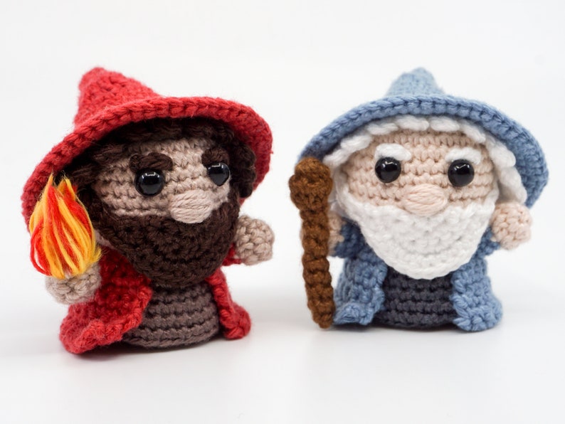 Mini Mage & Wizard Crochet Pattern Amigurumi PDF Pattern image 9