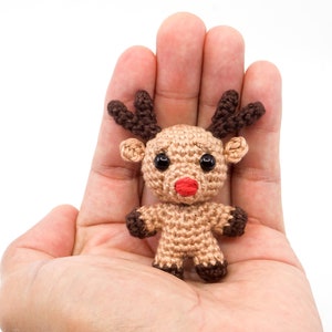 Mini Noso Reindeer Crochet Pattern Amigurumi PDF Pattern image 4