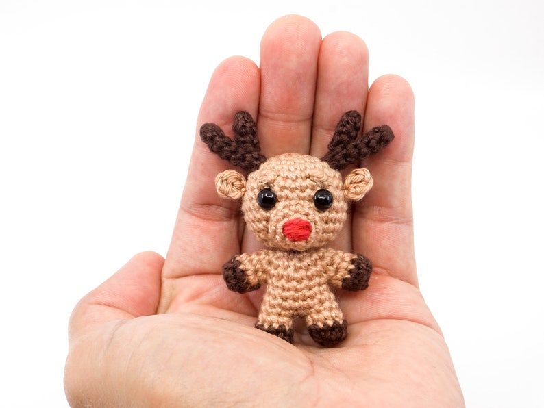 Mini Noso Reindeer Crochet Pattern Amigurumi PDF Pattern image 4