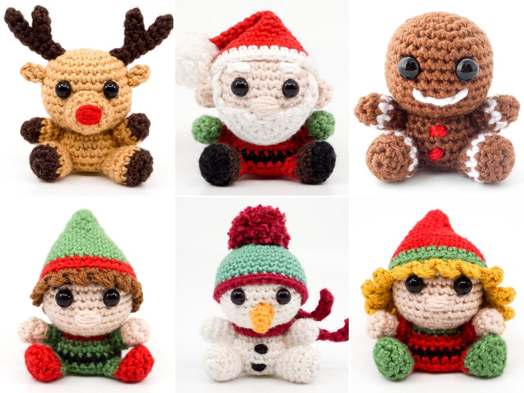 Christmas PDF Crochet Pattern Bundle Amigurumi PDF Patterns