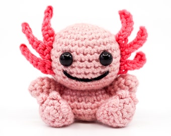 Mini Axolotl Crochet Pattern | Amigurumi PDF Pattern