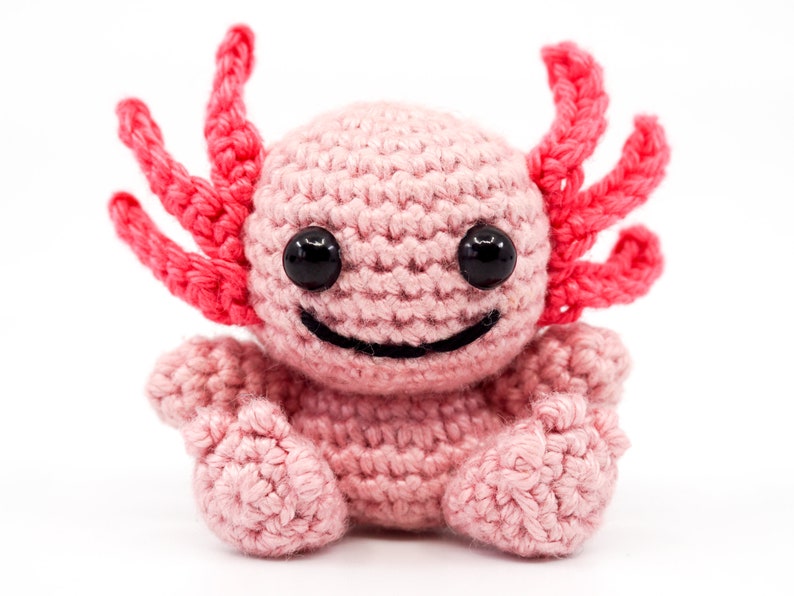 Mini Axolotl Crochet Pattern Amigurumi PDF Pattern image 1