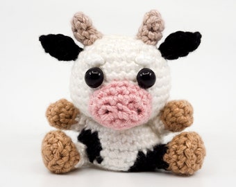 Mini Cow Crochet Pattern | Amigurumi PDF Pattern