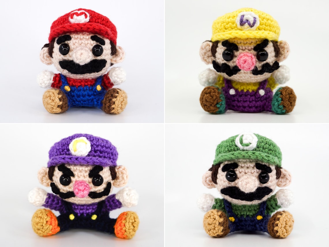Super Mario PDF Crochet Pattern Bundle Amigurumi PDF Etsy UK