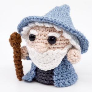 Mini Mage & Wizard Crochet Pattern Amigurumi PDF Pattern image 1