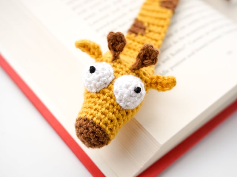 Giraffen Lesezeichen Häkelanleitung Amigurumi PDF Anleitung Bild 7