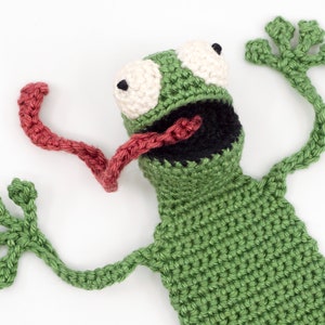 Frog Bookmark Crochet Pattern Amigurumi PDF Pattern image 1