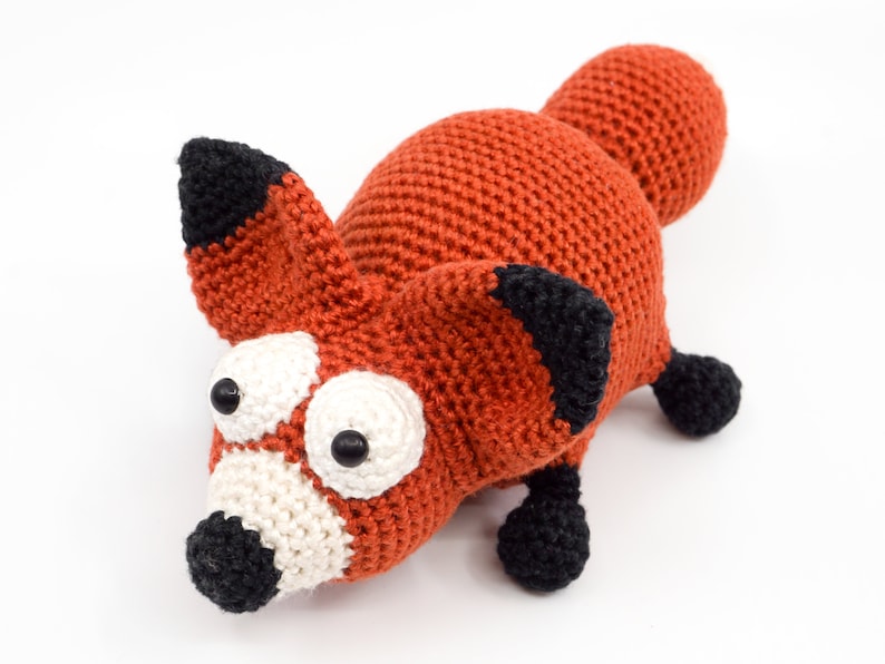 The Chubby Fox Crochet Pattern Amigurumi PDF Pattern image 1