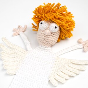 Angel Bookmark Crochet Pattern Amigurumi PDF Pattern 画像 4