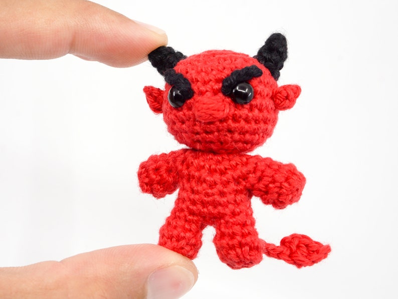 Mini Noso Devil Crochet Pattern Amigurumi PDF Pattern image 2