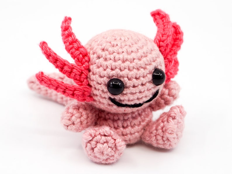 Mini Axolotl Crochet Pattern Amigurumi PDF Pattern image 8