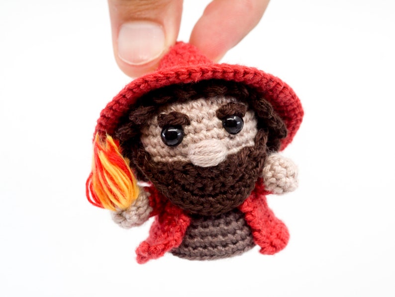 Mini Mage & Wizard Crochet Pattern Amigurumi PDF Pattern image 6