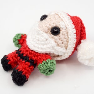 Mini Noso Weihnachtsmann Häkelanleitung Amigurumi PDF Anleitung Bild 9