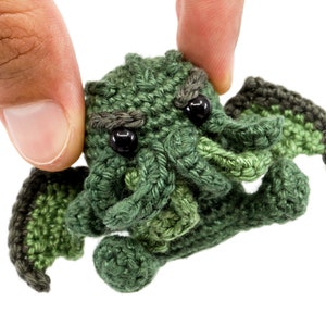 Mini Cthulhu Häkelanleitung Amigurumi PDF Anleitung Bild 5