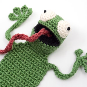 Frog Bookmark Crochet Pattern Amigurumi PDF Pattern image 4