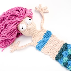 Mermaid Bookmark Crochet Pattern | Amigurumi PDF Pattern