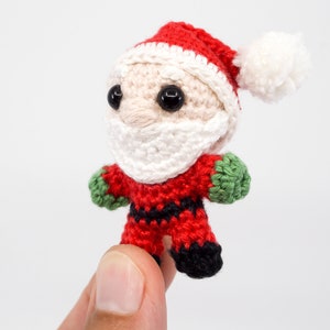 Mini Noso Weihnachtsmann Häkelanleitung Amigurumi PDF Anleitung Bild 4